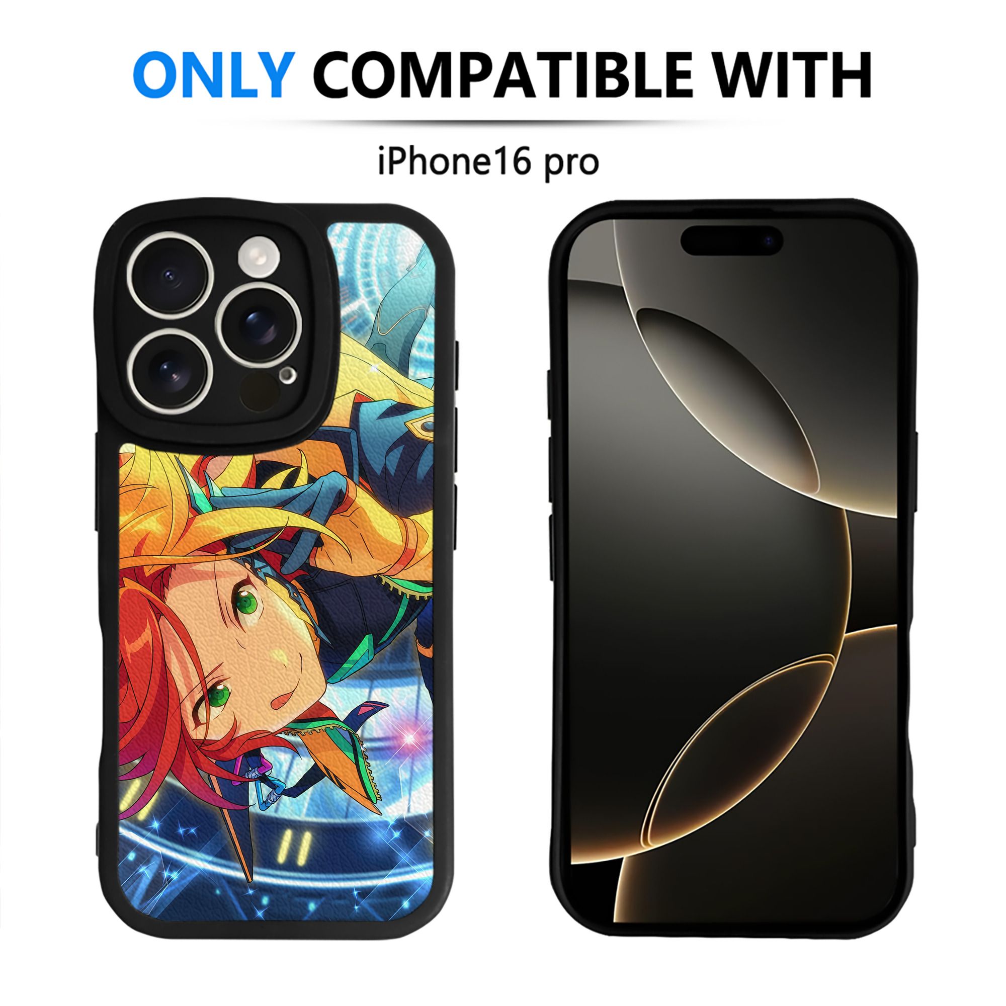 （画像用） あんさんぶるスターズ! Ensemble Stars 【iPhone 16シリーズ対応】シリコンスマホケース（レザー調） 材質：シリコン